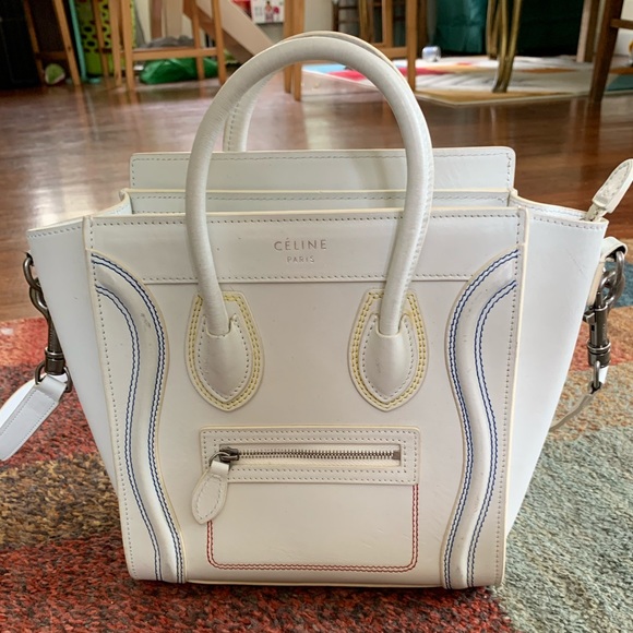 celine nano white